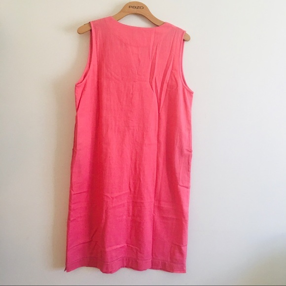 Ellen Orton size medium cotton dress pink boho - Picture 6 of 13